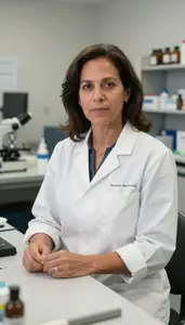 Female Petrologist Stock Photo