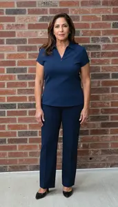 Female Pollster Portrait Stock Photo