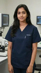 Female Radiologic Technician Professional Stock Image