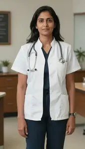 Female Respiratory Therapist Professional Stock Image