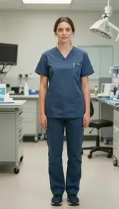 Female Surgical First Assistant Portrait Stock Photo