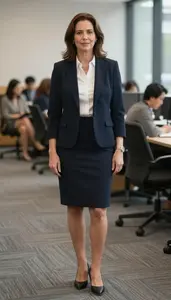 Female University Dean Portrait Stock Photo