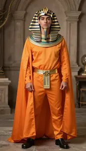 British In 50s In Professional Egyptian God Costume