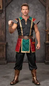 Central European Colorful Blacksmith Costume Costume