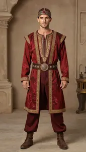Character Caucasian In Intricate Arabian Nights Costume