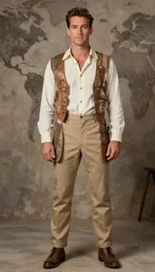 Character Detailed World Traveler Costume Mediterranean Man