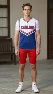 Colorful Cheerleader Costume Dramatic Costume