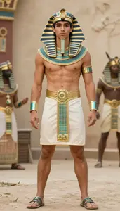 Detailed In Egyptian Costume