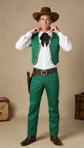 Elaborate In Wild Wild West Costume