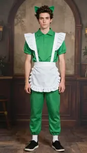 Engaging Pale Skinned In Cat Maid Costume