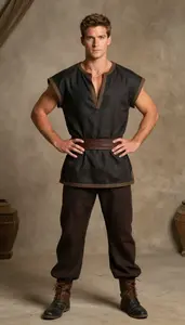 Fair Skinned In Early 30s In Gypsy Costume