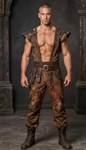 Impressive In Theatrical Genie Costume