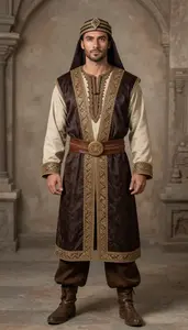 Intricate Arabian Costume Costume Striking Mens Wear