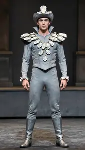 Male Dramatic Oyster Farmer Costume