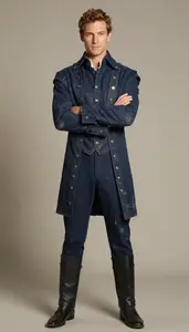 Man In Late 20s Attention Grabbing Theatrical Nobleman Costume