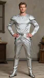 Man In Late 20s Wearing Classic Musketeer Costume