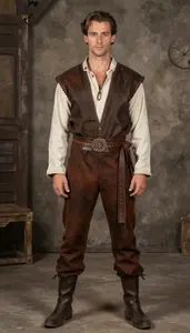 Man In Mid 20s Wearing Quality Gypsy Costume