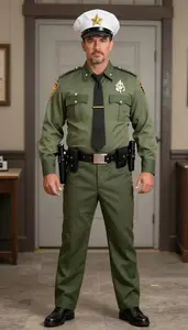 Mature Quality Professional Sheriff Costume