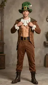 Mens Elaborate Leprechaun Costume