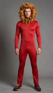 Professional Scandinavian In Lion Costume