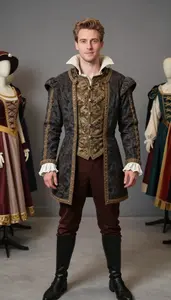 Scandinavian In Late 20s In Impressive Elizabethan Costume