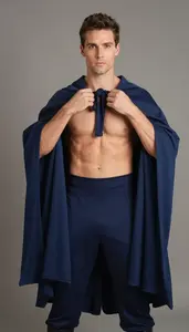 Scandinavian In Late 20s With Masculine Physique Wearing Theatrical Genie Costume In Period Style In