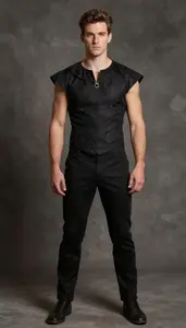 Scandinavian Young In 20s With Strong Build Wearing