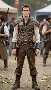 Steampunk Costume Vibrant Costume