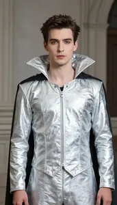 Striking In Dramatic Gothic Vampire Costume