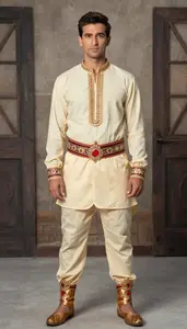 Theatrical British In Indian Costume