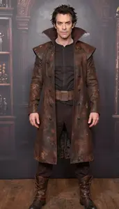 Theatrical Vampire Hunter Costume For Costume Celebration
