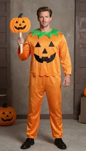 Vibrant In Colorful Pumpkin Costume
