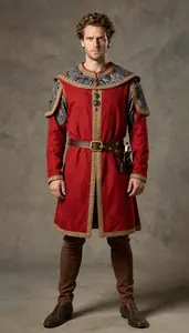 Central European Colorful Medieval Lord Costume Costume