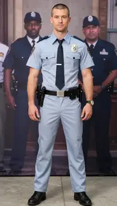 Character Parole Officer Costume Light Skinned Man
