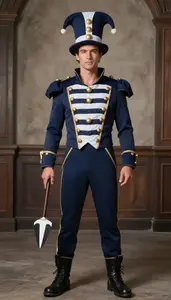 Character Ringmaster Costume Fair Skinned Man