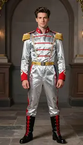 Character Vibrant Army Costume British Man