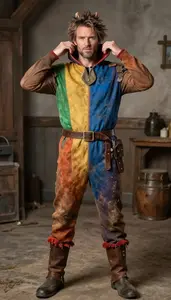 Colorful Horseman Costume Celebratory Costume