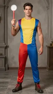 Colorful Miss Chatterbox Costume Costume Vibrant Mens Wear