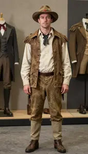 Colorful Traditional Ornithologist Costume