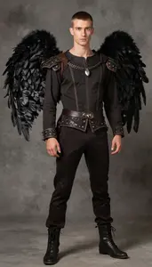 green emerald velvet dress Sexy Black Fallen Angel Costume Dress