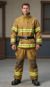Dramatic Fireman Costume For Men