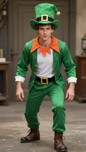 Dramatic In Leprechaun Costume