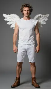 Elaborate In Cupid Costume