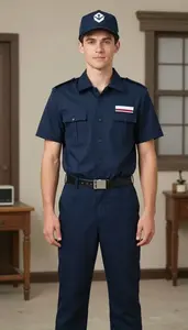 Elaborate In Postal Worker Costume