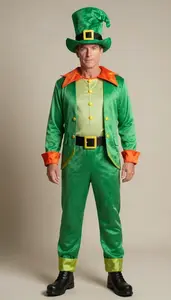 Engaging Caucasian In Leprechaun Costume