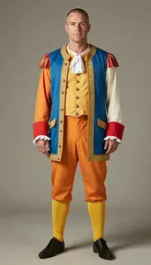Male Colorful Colonial Costume