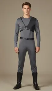 Man In Early 20s Celebratory Vibrant Archer Costume