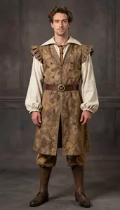 Man In Early 20s Wearing Philosopher Costume