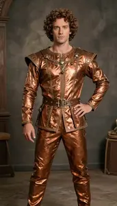 Man In 50s Festive Renaissance Faire Costume