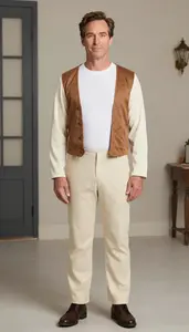 Man In Late 30s Elaborate Philanthropist Costume